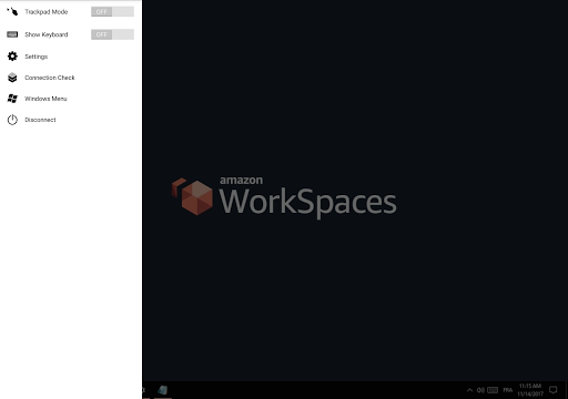 Amazon WorkSpaces ekran görüntüsü