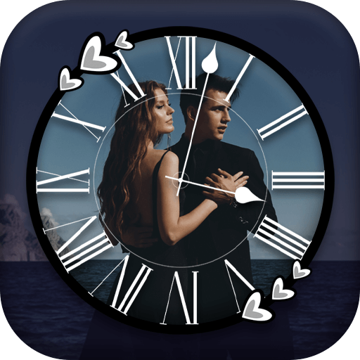 Photo Clock Live Wallpaper