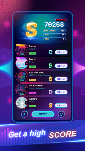 Rolling Music Ball: EDM Rush ekran görüntüsü