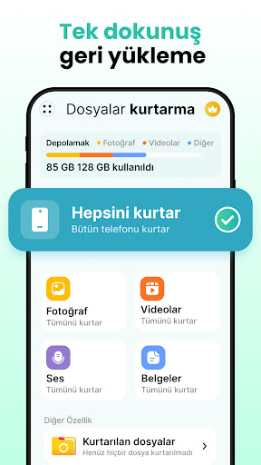 Silinen Fotoğrafları Kurtarma ekran görüntüsü