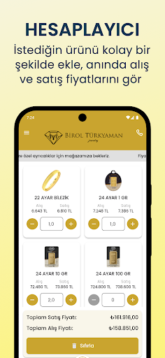 Türkyaman Kuyumculuk ekran görüntüsü