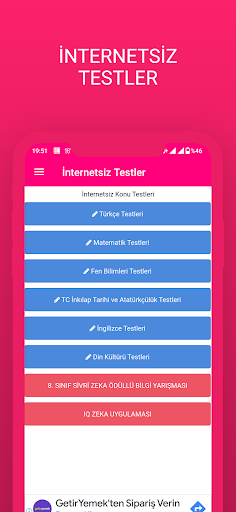 8.Sınıf Tüm Ders İnternetsiz ekran görüntüsü