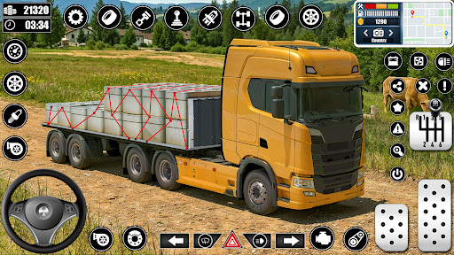 Heavy Truck Driving Cargo Game ekran görüntüsü