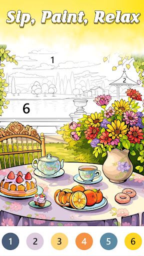 Slow Living Coloring Book ekran görüntüsü