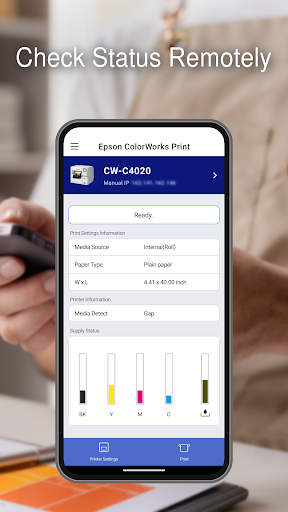 Epson ColorWorks Print ekran görüntüsü