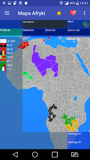 Afrika Haritası ekran görüntüsü