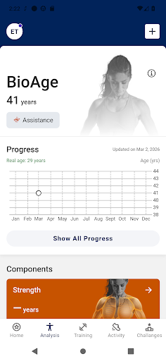 Algera Fitness ekran görüntüsü
