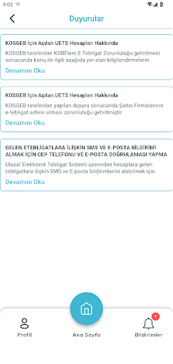 UETS PTT ekran görüntüsü