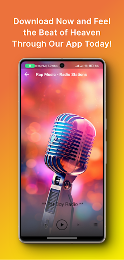 Hip Hop Radio - Rap Music MP3 ekran görüntüsü