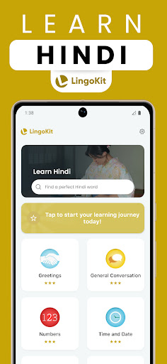 Learn Hindi - Lingokit ekran görüntüsü
