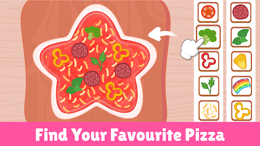 Pizza maker Kids Cooking games ekran görüntüsü