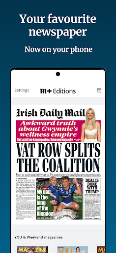 Irish Daily Mail ekran görüntüsü