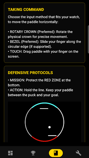 Orbit Hockey: Wear OS Game ekran görüntüsü