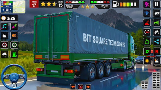 US truck transport Game 3d ekran görüntüsü