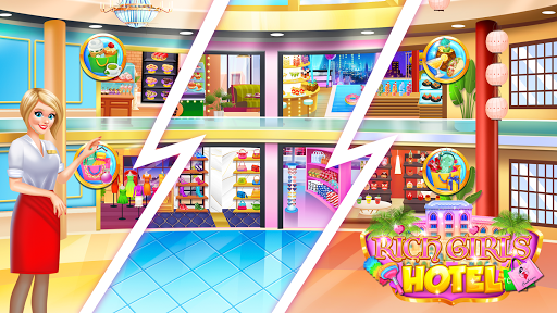 Rich Girls Hotel Shopping Game ekran görüntüsü