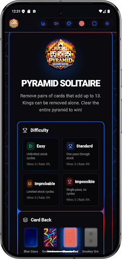 Pyramid Solitaire Master Solo ekran görüntüsü