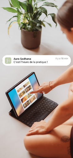 Aura Sadhana : yoga en ligne ekran görüntüsü