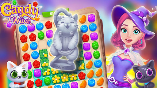 Candy Witch - Match 3 Puzzle ekran görüntüsü