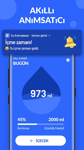Su Hatırlatma - WaterMe ekran görüntüsü