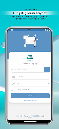 AKINSOFT E-Ticaret Yönetici ekran görüntüsü