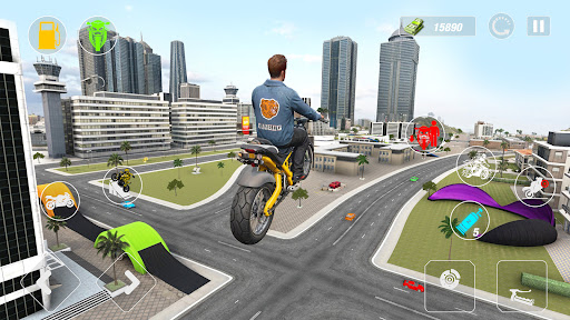 Real Moto Wheelie Open World ekran görüntüsü