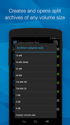 B1 Archiver zip rar unzip ekran görüntüsü