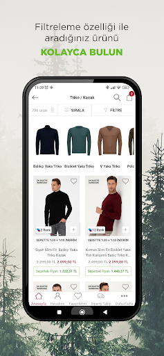 Pierre Cardin Online Alışveriş ekran görüntüsü