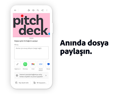 Adobe Acrobat Reader: PDF açma ekran görüntüsü