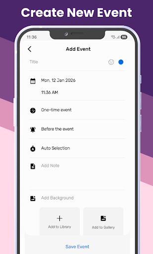 Countdown Time - Event Widget ekran görüntüsü
