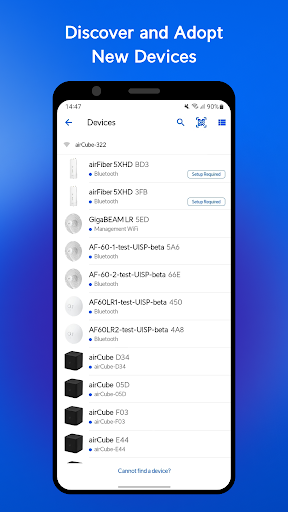 UISP Mobile ekran görüntüsü