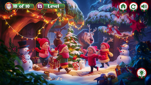 Hidden Object Christmas Santa ekran görüntüsü