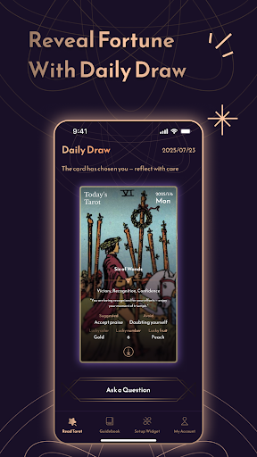 Tarot Messenger Daily Guidance ekran görüntüsü
