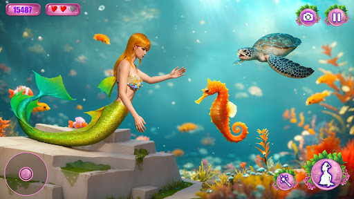 Princess Mermaid Life Sim 3D ekran görüntüsü