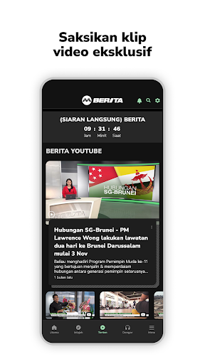 BERITA Mediacorp ekran görüntüsü
