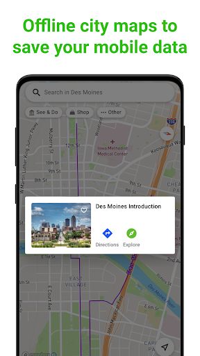 Des Moines SmartGuide ekran görüntüsü
