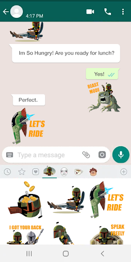 The Book of Boba Fett Stickers ekran görüntüsü