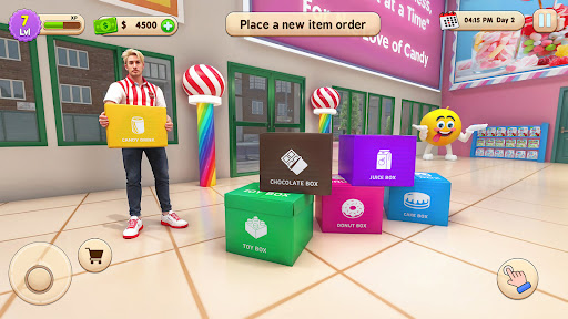 Candy Shop Supermarket Games ekran görüntüsü