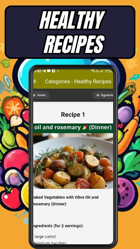 Healthy Recipes ekran görüntüsü