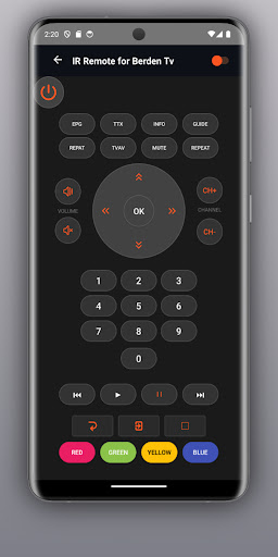 Remote for Berthen tv ekran görüntüsü