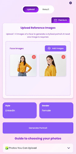 AI Headshot Generator-AI Photo ekran görüntüsü