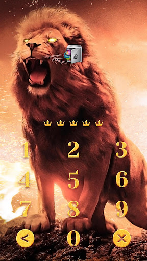 AppLock Live Theme Lion ekran görüntüsü