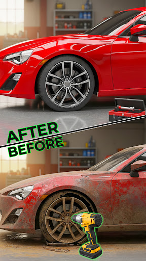 Car Wash Makeover Fixing Games ekran görüntüsü