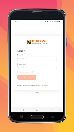 Road Asset Management Portal ekran görüntüsü