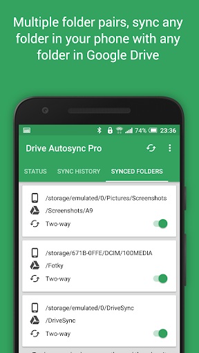 Autosync for Google Drive ekran görüntüsü