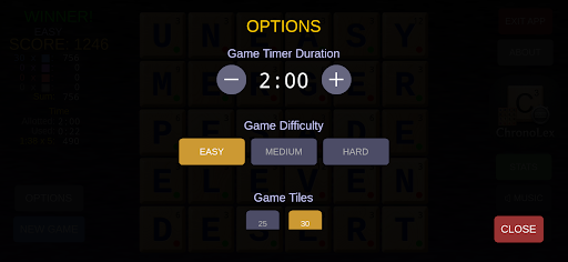 ChronoLex Grid ekran görüntüsü