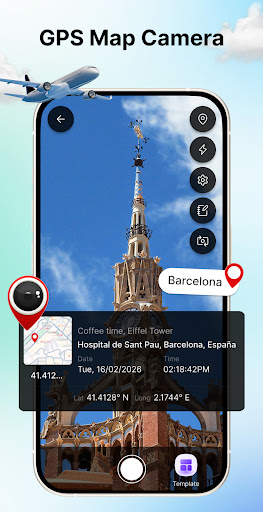 GPS Camera Map - Geotag Photos ekran görüntüsü
