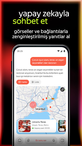 yandex ai: türkçe yapay zeka ekran görüntüsü