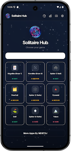 Solitaire Hub Offline Edition ekran görüntüsü