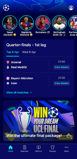 UEFA Champions League Official ekran görüntüsü