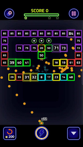 Brick Breaker Glow ekran görüntüsü